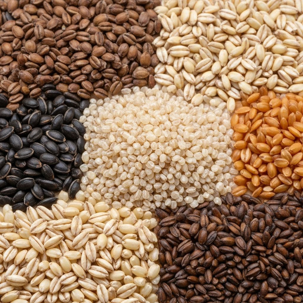 Макро фотографија природних намирница - семе, жита, текстура